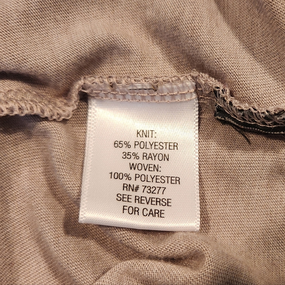 Simply Vera Wang Grey Sleeveless Top - Picture 4 of 7